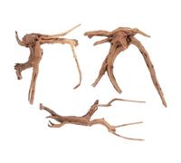Toddmomy Branches De Bois Flotté Naturel pour Aquarium 3 Pièces Décoration Réaliste pour Aquarium De Reptiles Style Aléatoire