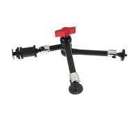 Toddmomy Bras de Montage Caméra Multi-Segments Articulations Réglables Alliage Aluminium Support de Fixation Polyvalent pour Table Armature Clamp pour Caméra Overhead