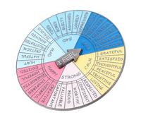 Toddmomy Broche De La Roue De Couleur Social Rotation Emotion Roue Pin Du Métal Pente De Roue Broche Drôle Broche Émotionnelle Broche Broche De Roue Couleur