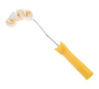 Toddmomy Brosse à Tuyau Jaune à 4 Roues en Polyester et Fer Poignée Confortable pour Améliorer L'efficacité, pour Meubles et Tubes, 1 Pièce