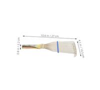 Toddmomy Brosse Râteau Poils de Cheval et Portable pour Toilettage Animal Râteau de Toilettage Confortable pour Enlever Boue et Sueur Brosse de Nettoyage Durable Sûr pour Chevaux et