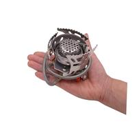 Toddmomy Brûleur Camping Portable Réchaud Windproof avec Support Stable et Cuisson à Feu Doux Économie Énergie pour Randonnée et Popote Camping