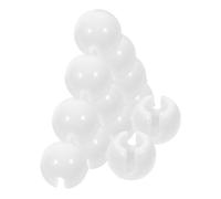 Toddmomy Butées à Sertir Accessoire Pratique Lot de 12 en Plastique Blanc pour Sécuriser et Empêcher Le Mouvement Indésirable pour Chaîne de Perles de Stores Verticaux