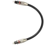 Toddmomy Câble Audio Optique Numérique 02 M Haute Résistance pour TV Barre de Son Console de Jeu Connecteur Plaqué Or Capuchon Protecteur Anti-Oxydation Transmission Stable