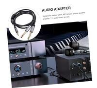 Toddmomy Câble Audio vers Double TRS à Répartiteur Jack Stéréo Plaqué Or avec Gaine Nylon Tressée Compatible Lecteurs CD et Systèmes Audio Maison