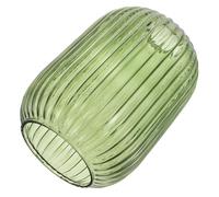 Toddmomy Cache Ampoule En Verre Cylindrique Vert Pour Lustre Plafonnier 20cm Accessoire Lumineux Polyvalent Pour Salon Chambre Bureau