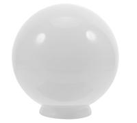 Toddmomy Cache-ampoule en verre sphérique 150 mm blanc pour lampe sol salon avec lumière diffusée douce et entretien simple