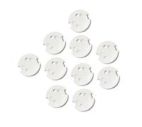 Toddmomy Cache-prises De Protection Électrique Abs Sécurité Garçon Et Filles, Lot De 10, Rond, Adapté Aux Prises Françaises, Sécurise Maison Et Enfance