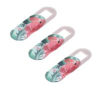 Toddmomy Cache Webcam Flamant Rose Ultra Fin en Abs, Lot de 3 pour Tablette | Autocollant Confidentialité Caméra Frontale, Usage École et Bureau, Protège la Vie Privée sans Gêner L'appareil