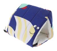 Toddmomy Cachette pour Petits Animaux Lavable, Maison de Hamster en Peluche | Nid D'écureuil, Coton et Écume, pour Cage D'oiseaux, Hiver, Style Charmant