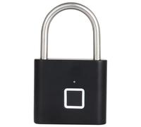 Toddmomy Cadenas à Lecture Digitale Portable en Aluminium Serrure Intelligente Étanche pour Portes Extérieures Casiers Valises et Bureaux Antivol Résistant Corrosion Sécurité pour Maison