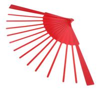 Toddmomy Cadre de Ventilateur Pliant DIY à 14 Nervures en Plastique | Surface Lisse et Peignable, pour Ateliers Créatifs, Enseignants D’art et Remplacement de Nervures