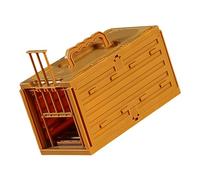 Toddmomy Cage de Bain pour Oiseaux Plastique avec Design pour Canaris et Perruches Maison de Transport Pratique pour Oiseaux