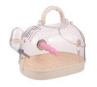 Toddmomy Cage Transport Perroquets Portable Légère avec Perchoir Cage Voyage Oiseaux Transparente pour Petits Perroquets Canaris Perruches et Cochons Transporteur Oiseaux Compact pour