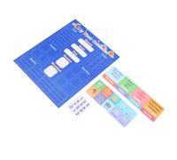 Toddmomy Calendrier Éducatif Garçon Fille Tableau Effaçable Semainier Mural Pédagogique pour Apprentissage Saisons