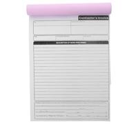 Toddmomy Carnet de bons de commande autocopiant, bloc de factures en 2
