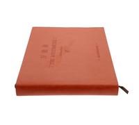 Toddmomy Carnet de Comptes en Faux Cuir Marron, Simple et Pratique, Format Plan Facile à Transporter, Professionnels et Enseignants
