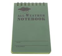 Toddmomy Carnet de Notes de Poche Imperméable Vert, Spirale PVC 127x76 MM | Papier à Écriture Fluide, Format Compact pour Listes, Plans, Étudiants et Journal Intime