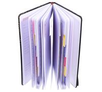 Toddmomy Carnet de Planification Délicat, Agenda Multifonction, Papier, Noir, Écriture Fluide, Portable, 365 Jours, pour Bureau et Étudiants