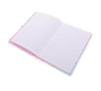 Toddmomy Carnet Peluche Adorable pour Étudiants Journal Doux et Polyvalent avec Couverture Floue Dégradé Cœur Cahier Secret Fille Multifonction pour Écrire Planifier et Prendre des Notes