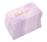 Toddmomy Cartes de Remerciement Mariage Papier Couché 500 Pièces, Lavande | Écriture Manuscrite Nette, sans Bavure ni Transparence, pour Témoins et Demoiselles D’honneur