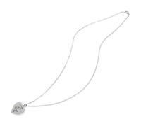 Toddmomy Cendres Mémorial Pendentif Urne Coeur Collier Médaillon Ras du Cou du Couvercle Colliers Chien Cendres Souvenir Collier Cendres Collier Crémation Bijoux pour Cendres Acier