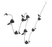 Toddmomy Chaîne De Pluie Fer Forgé à Motif Oiseau Décor Jardin Extérieur Gouttière Décorative Résistante Ambiance Sonore Apaisante pour Patios Et Cours