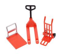 Toddmomy Chariot Élévateur Miniature et Outils de Construction de Jouets Éducatifs pour Garçon Fille avec Caddie et Chariot à Main Stimule Imagination Curiosité pour Fêtes
