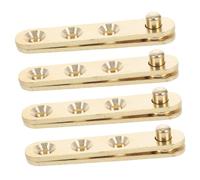 Toddmomy Charnières de Meubles en Cuivre Or 8pcs, Paumelle Pivotante Invisible à Ouverture Large, Design Pivot Haut et Bas pour Portes et Fenêtres Résidentiels et Commerciaux