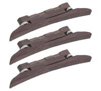 Toddmomy Chevalet de Mandoline Guitare Accessoire 3 Pièces et Réglable en Palissandre Pont de Mandoline en Bois Réglage Hauteur des Cordes Résonance Équilibrée Installation Facile