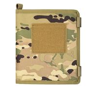 Toddmomy Classeur de Cartes Étanche Camouflage, Bloc-notes Portable Léger | Oxford et Pvc, Rangement Compact, Construction Imperméable, Style Sobre, pour Amateurs D’extérieur et Passionnés Militaires