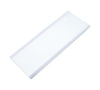 Toddmomy Clayette Frigo en Verre Trempé Transparent Bords Lisses sans Bavures, Remplacement pour Réfrigérateur et Congélateur, Rangement Frigo Pratique