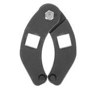 Toddmomy Clé à Molette Réglable pour Écrou de Presse Hydraulique, en Fer Noir Goupille Réversible, pour Vérins Hydrauliques sur Chargeurs Agricoles et Chargeuses