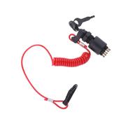Toddmomy allumage Filaire en ABS et Fer pour Bateau avec Cordon Tour de Cou, Kit de Démarrage Simple à Installer Remplacement pour Contacteur Usé, 1 Set