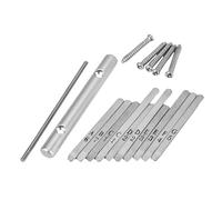 Toddmomy Clés de Kalimba Soi-même 10 Touches en Alliage Repères Gravés, Kit 2 Pièces pour Piano à Pouces, Accessoire Solide pour Instrument de Musique Portable