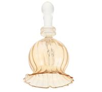Toddmomy Clochette en Verre à Main, Décor Rustique Vintage, Service | Son Clair et Net, Usage Multi-scènes, Mariage et Quotidien, Finition Or, Décoration de Table