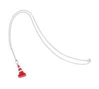 Toddmomy collier à breloques cône de signalisation pendentif cône de signalisation décoratif chaîne de cou créative Collier chic bijoux Collier unique collier pendentif femme résine