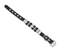 Toddmomy Collier de Chien en Perles et Strass Ajustable en Cuir PU Souple XS 1,5x27 Cm pour Petits Chiens et Chiots, Accessoire Élégant pour Promenades et Fêtes