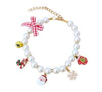 Toddmomy Collier pour Animaux de Compagnie Perles Collier Ajustable pour Chien et Chat Accessoire Décoratif Chic pour et Événements Confort et Rose