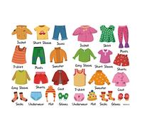 Toddmomy Commode Vêtements Décalques Étiquettes Enfants Dressiste Étiquettes Classification Classification Autocollant D étiquette pour Enfants Tiroir Armoire Organiser Accueil Chambre à