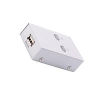 Toddmomy Commutateur USB Partageur Automatique pour Imprimante Scanner Ports Sélecteur Périphériques sans Fil pour Ordinateur Pratique pour Bureau et Domicile