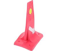 Toddmomy Cône de Signalisation en Eva Rouge Réutilisable pour Voiture et Camping-Car Panneau Réfléchissant, pour Formation des Conducteurs et Direction Familiale du Trafic