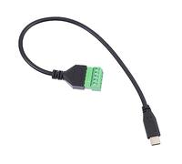 Toddmomy Connecteur USB-c à Vis sans Soudure Adaptateur Type-c vers Broches Rallonge de Câble pour Transfert de Données et Charge Alimentation pour Ordinateur