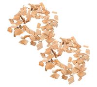 Toddmomy Copeaux de Cyprès Naturels pour Barbecue et Fumoir - 2 Paquet de 400 G - Bois D'allumage pour Grillades, Morceaux de Bois à Brûler, Accessoires de Fumage en Plein Air