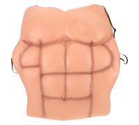 Toddmomy Costume de Faux Torse Musclé pour Homme - Accessoire de Cosplay Réaliste avec 6 Abdominaux pour Fêtes d'halloween Et Événements Costumés