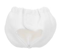 Toddmomy Couches Réutilisables pour Planeurs de Sucre en Polyester Blanc, Protection Étanche et Design Stylé, pour Petits Animaux comme Lapins et Marmottes