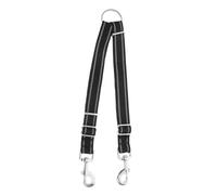 Toddmomy Coupleur de Laisse Double Réglable pour Entraîneur de Durable Noir
