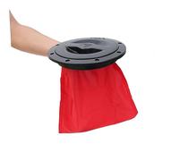 Toddmomy Couvercle De Trappe De Kayak Abs avec Compartiment De Rangement Rouge Extérieur Intérieur Facile à Installer