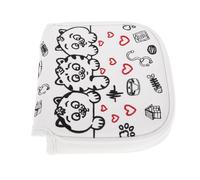 Toddmomy Couvre-Putter en Cuir PU Blanc Maillet de Golf Motif Chat Mignon | Imperméable, Taille, Forme Maillet, Usage Golf, Finition en Écume, Facile à Utiliser