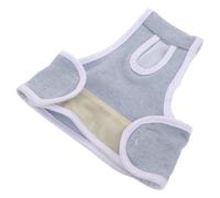 Toddmomy Culotte Physiologique pour Chien, Couche Menstruelle pour Chien Lavable, Coton, Design à Pad Remplaçable, pour Chiennes en Chaleur, 4-7,5kg, Propriétaires D’Animaux